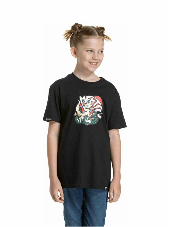 Meatfly Meatfly детска тениска Dino Черна