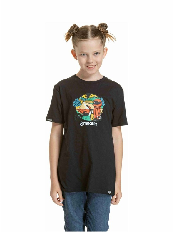 Meatfly Meatfly детска тениска Moto Черна | Черна