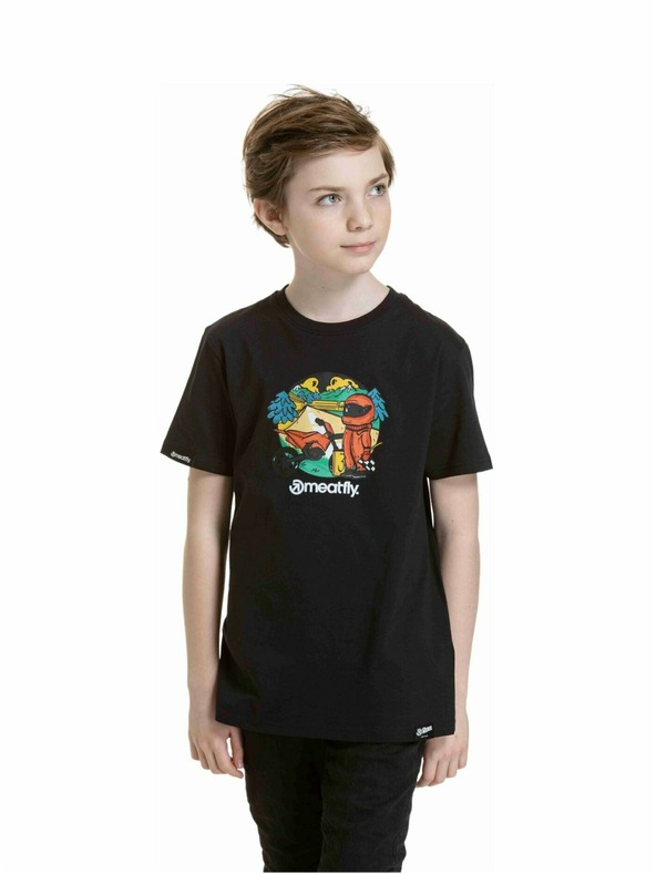 Meatfly Meatfly детска тениска Moto Черна | Черна