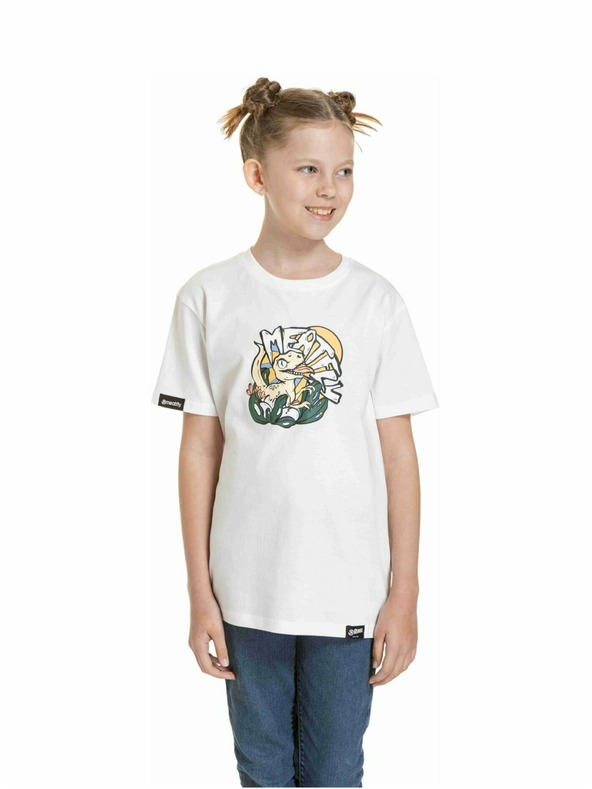 Meatfly Meatfly детска тениска Dino Бяла