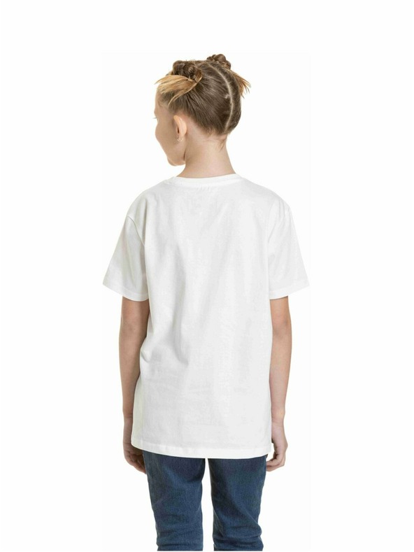 Meatfly Meatfly детска тениска Dino Бяла