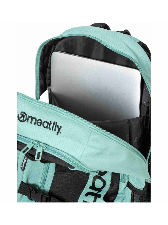 Meatfly Meatfly раница Basejumper Sea Green 22 L + МОЛИВНИК | Обем 22 L