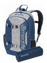 Meatfly Meatfly раница Basejumper Blue / Grey Heather 22 L + МОЛИВНИК | Сива | Обем 22 L