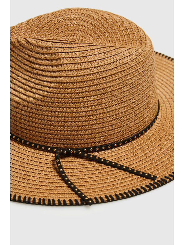 Moodo Дамска шапка Moodo - бежова