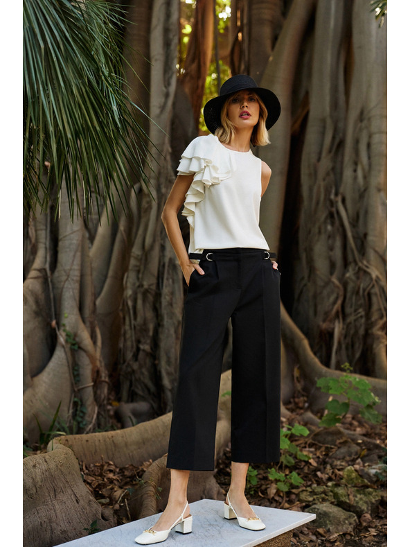 Moodo Дамска шапка Moodo - черна