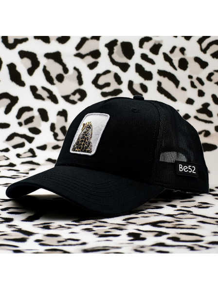 Be52 Be52 Leopard шапка с козирка premium черна
