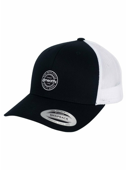 Meatfly Meatfly шапка с козирка MF View Trucker White Round/Black/White