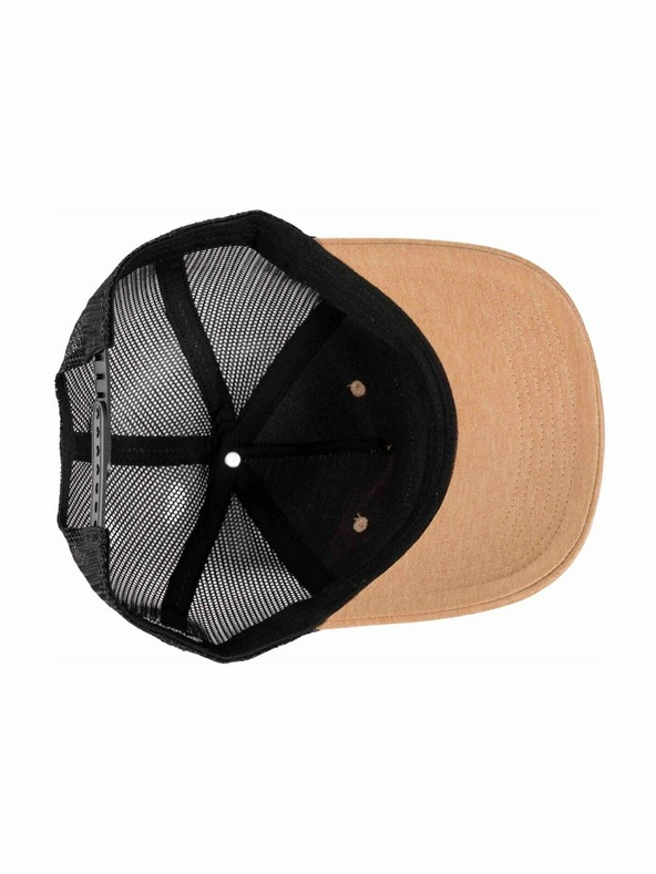 Meatfly Meatfly шапка с козирка Corey Trucker Beige Live | Черна |