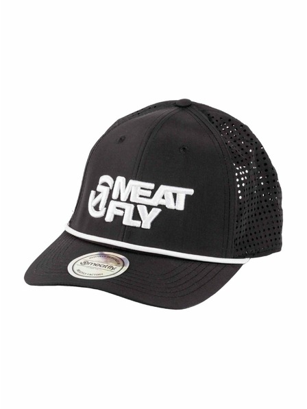 Meatfly Meatfly шапка с козирка Nollie Perfor Cap Black / White Revital | Черна | Размер