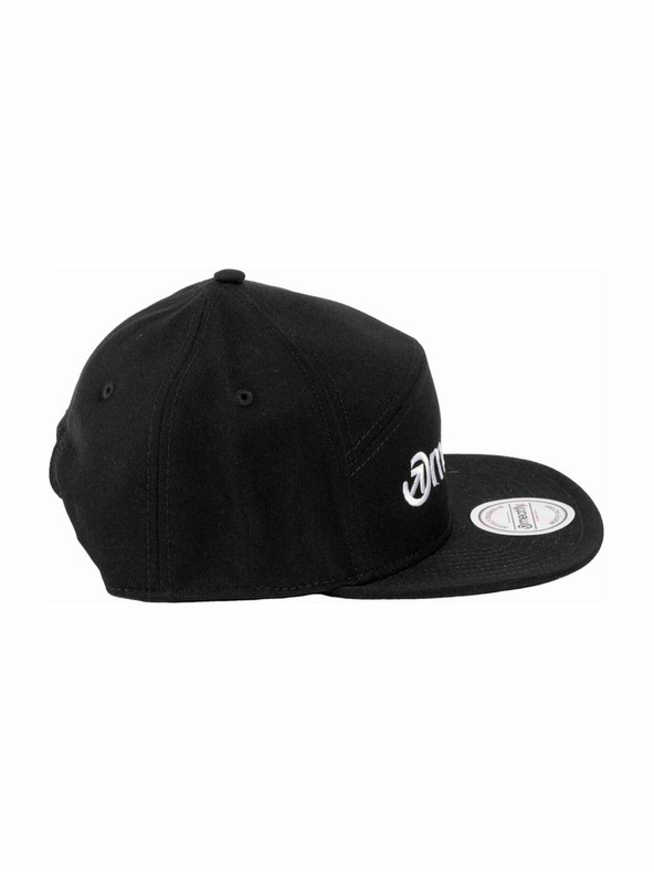 Meatfly Meatfly шапка с козирка Creeper 6 Panel Snapback Black / White Logo | Черна | Размер