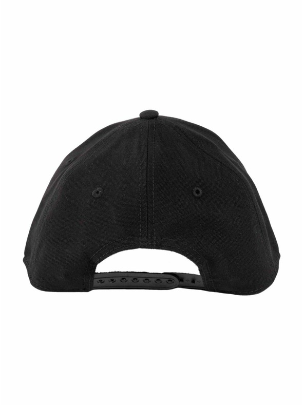 Meatfly Meatfly шапка с козирка Creeper 6 Panel Snapback Black / White Logo | Черна | Размер