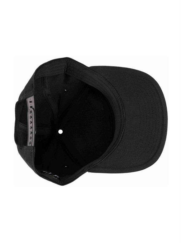 Meatfly Meatfly шапка с козирка Creeper 6 Panel Snapback Black / White Logo | Черна | Размер