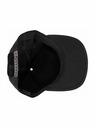 Meatfly Meatfly шапка с козирка Creeper 6 Panel Snapback Black / White Logo | Черна | Размер