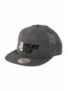 Meatfly Meatfly шапка с козирка Keery Perfor Snapback Grey / Black Revital