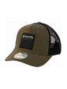 Meatfly Meatfly шапка с козирка Hawkye Trucker Army Square | Черна |