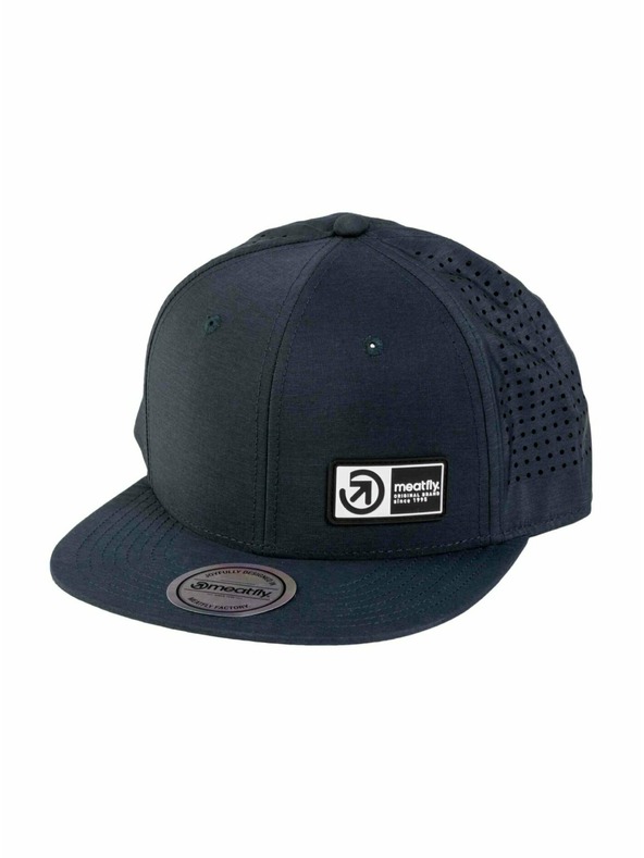 Meatfly Meatfly шапка с козирка Nylan Perfor Snapback Petrol Brand | Синя |