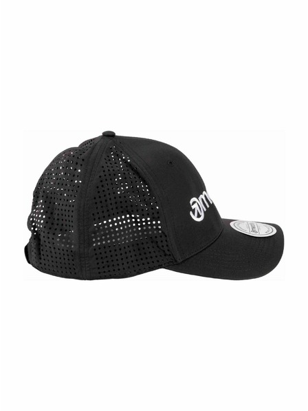 Meatfly Meatfly шапка с козирка Nollie Perfor Cap Black / White Logo | Черна | Размер