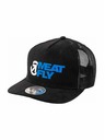 Meatfly Meatfly шапка с козирка Shaun Trucker Black / Blue Revital | Черна | Размер