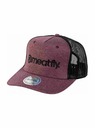 Meatfly Meatfly шапка с козирка Horton Trucker Wine Red / Black Logo | Черна | Размер