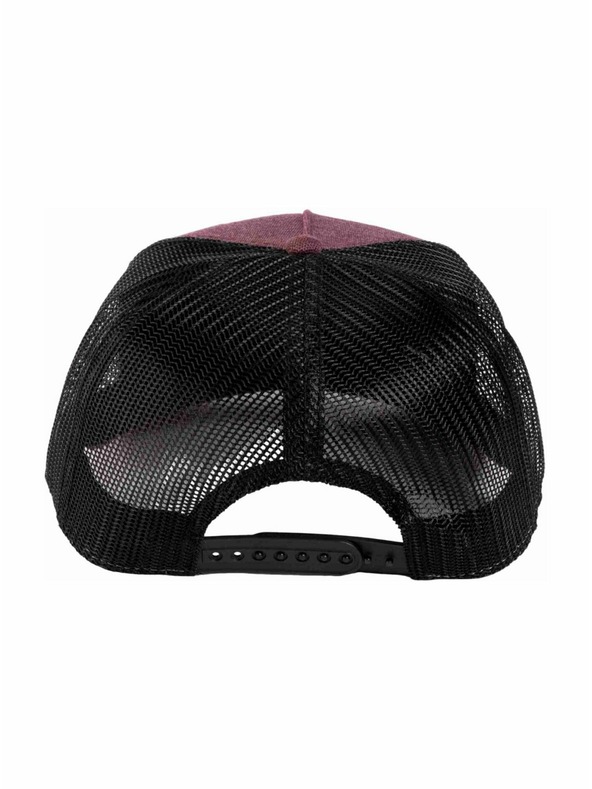 Meatfly Meatfly шапка с козирка Horton Trucker Wine Red / Black Logo | Черна | Размер