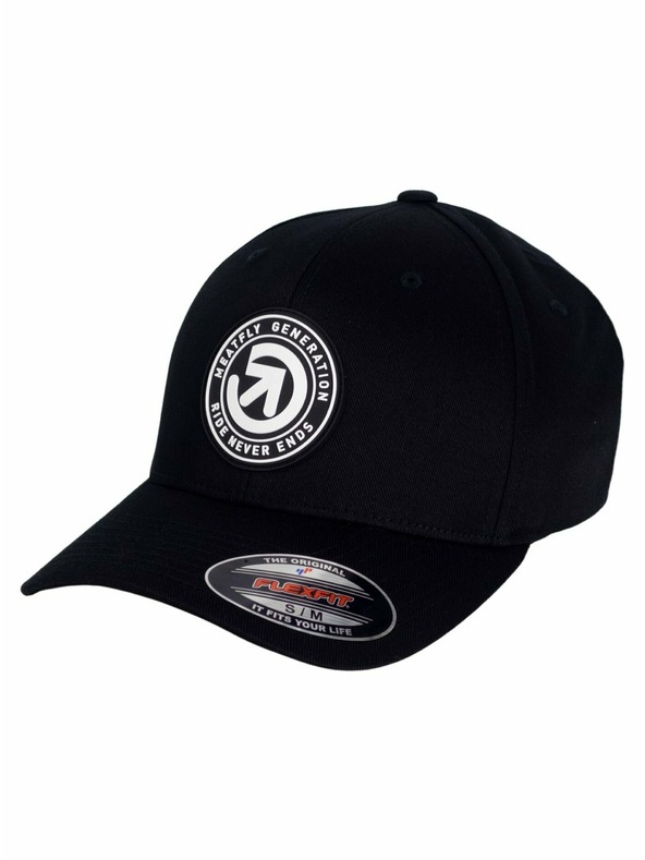 Meatfly Meatfly шапка с козирка Raptor Flexfit Generation Black