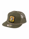 Meatfly Meatfly шапка с козирка Thunderbolt Trucker Olive Tomcat | Зелена |