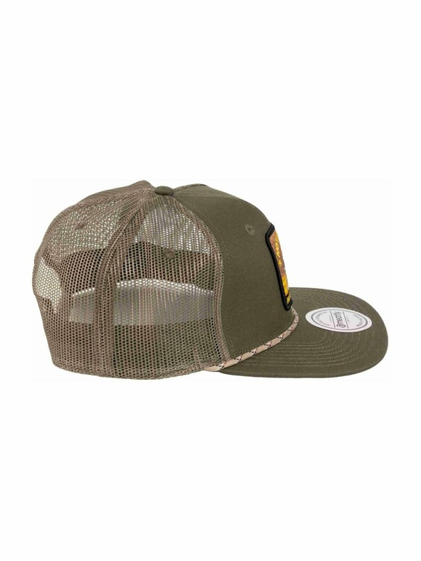 Meatfly Meatfly шапка с козирка Thunderbolt Trucker Olive Tomcat | Зелена |