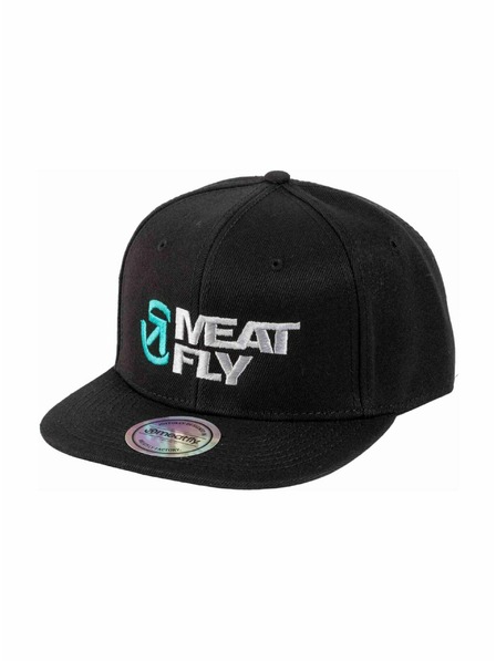 Meatfly Meatfly шапка с козирка Ness Snapback Black / Grey Revital | Черна | Размер