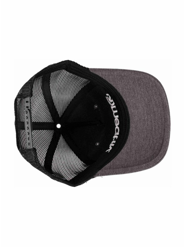 Meatfly Meatfly шапка с козирка Horton Trucker Grey / White Logo | Черна | Размер