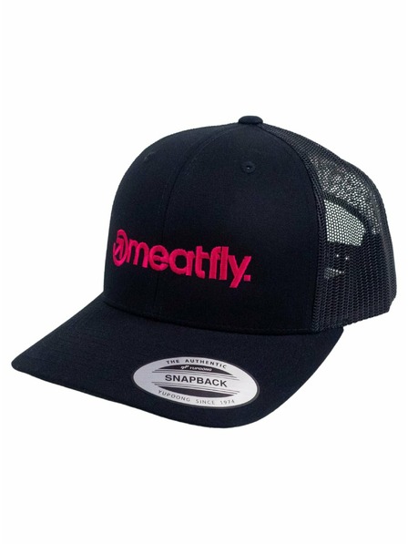 Meatfly Meatfly шапка с козирка MF Logo Trucker Pink/Black
