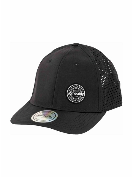 Meatfly Meatfly шапка с козирка Ollie Perfor Cap Black Round | Черна |