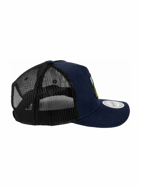 Meatfly Meatfly шапка с козирка Hawkye Trucker Navy Blue Panther | Синя |