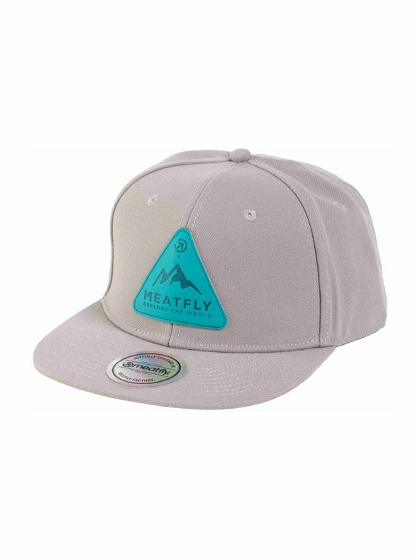 Meatfly Meatfly шапка с козирка Hornet Snapback Grey Peak | Сива |
