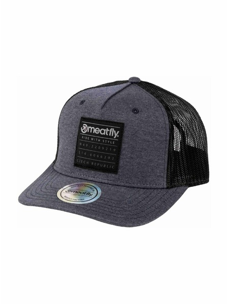 Meatfly Meatfly шапка Corey Trucker Navy Blue Square | Сива |