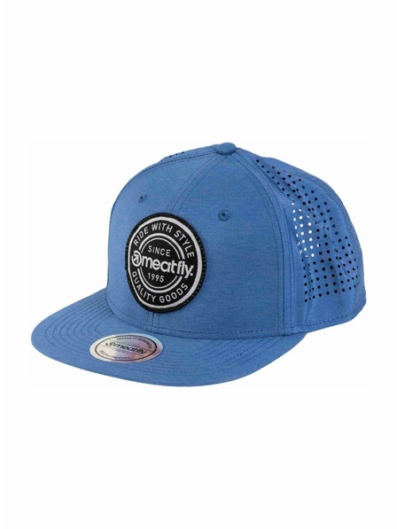 Meatfly Meatfly шапка Nylan Perfor Snapback Blue Label | Черна |