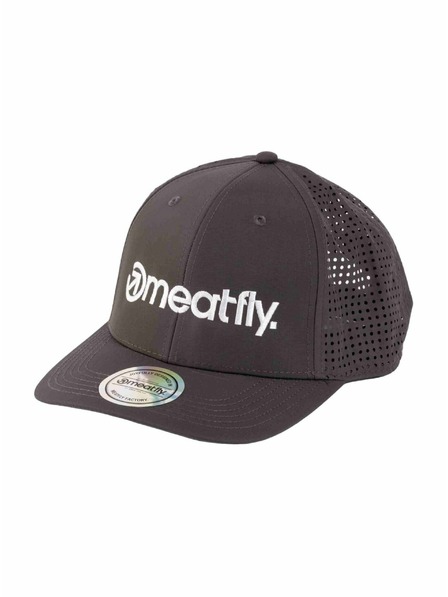 Meatfly Meatfly шапка Nollie Perfor Cap Grey / White Logo | Сива | Размер