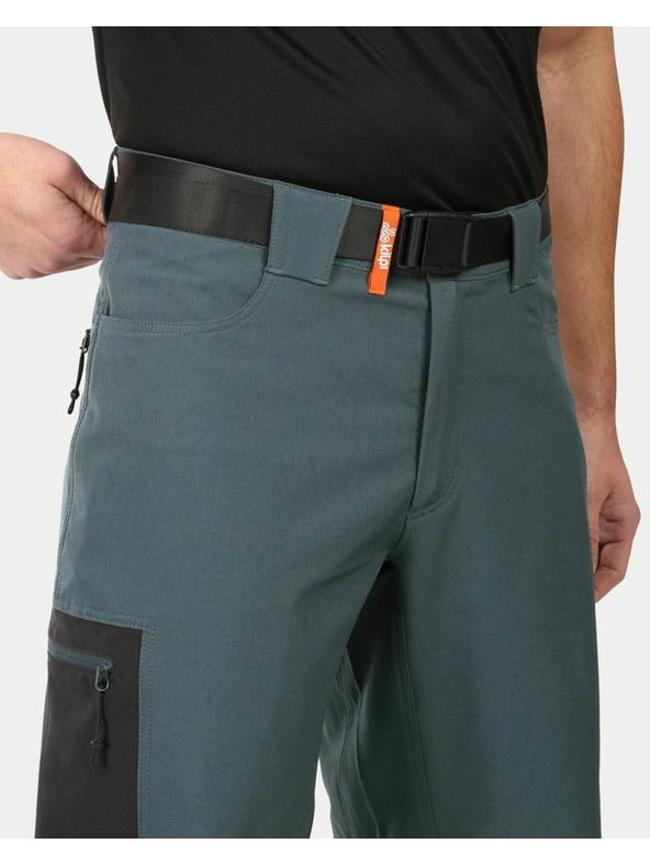 Kilpi Мъжки туристически шорти Kilpi NAVIA-M Тъмнозелен