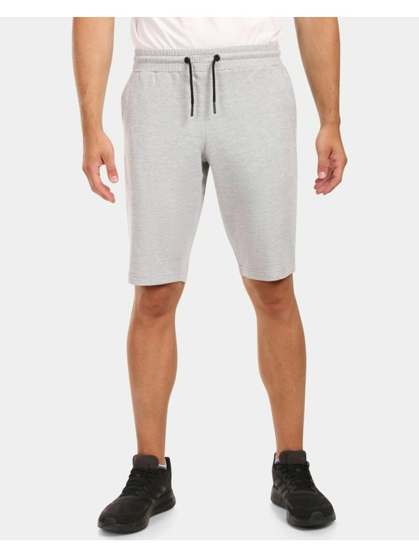 Kilpi Мъжки памучни шорти Kilpi TUSCON-M Светлосив