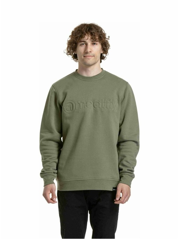 Meatfly Meatfly мъжки суитшърт Luke Olive | Зелен |