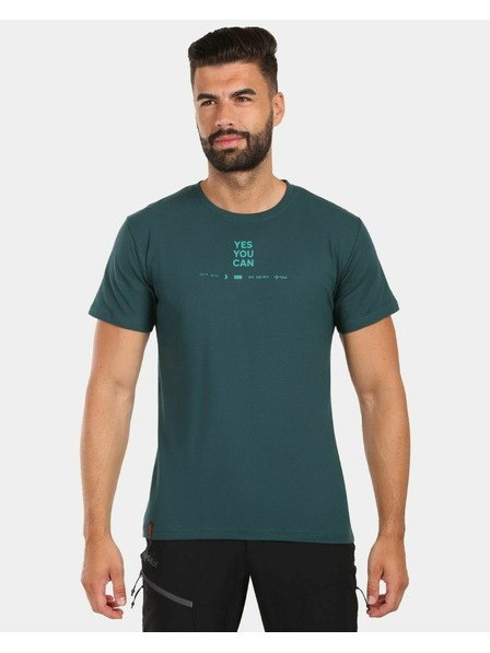 Kilpi Мъжка памучна тениска Kilpi DISCOVER-M Dark Green