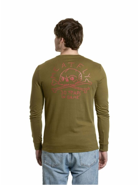 Meatfly Meatfly мъжка тениска с дълъг ръкав Judgement 30 Khaki Green