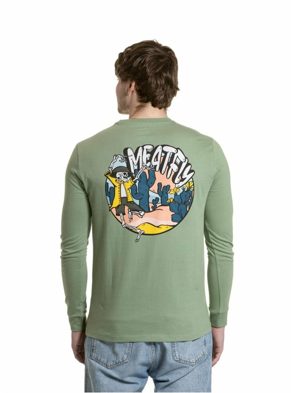 Meatfly Meatfly мъжка тениска с дълъг ръкав Julien Basil Skeleton