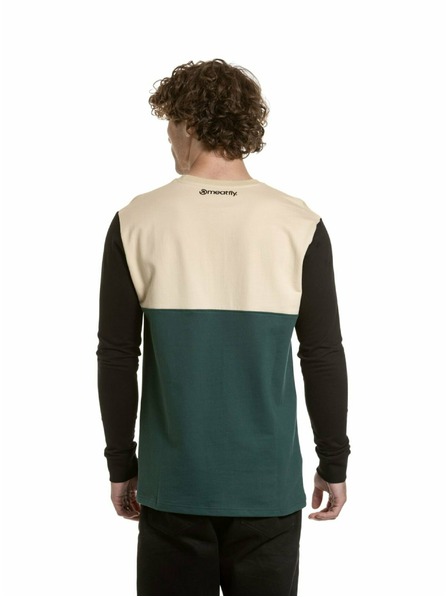 Meatfly Meatfly мъжка тениска с дълъг ръкав Harvey Sand / Botanical