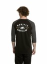 Meatfly Meatfly мъжка тениска с дълъг ръкав Kennedy Raglan Black