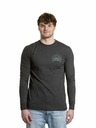Meatfly Meatfly мъжка тениска с дълъг ръкав Judgement 30 Charcoal Heather | Сива