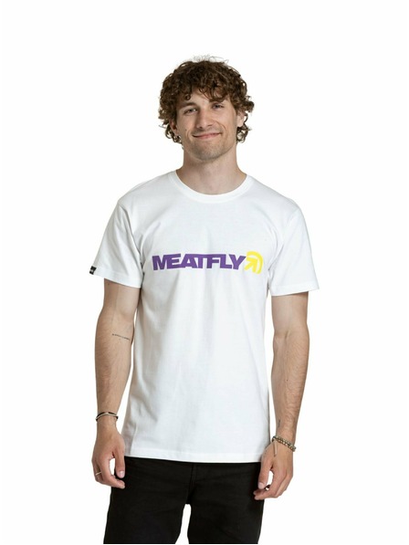 Meatfly Meatfly мъжка тениска Logex Lilac / White