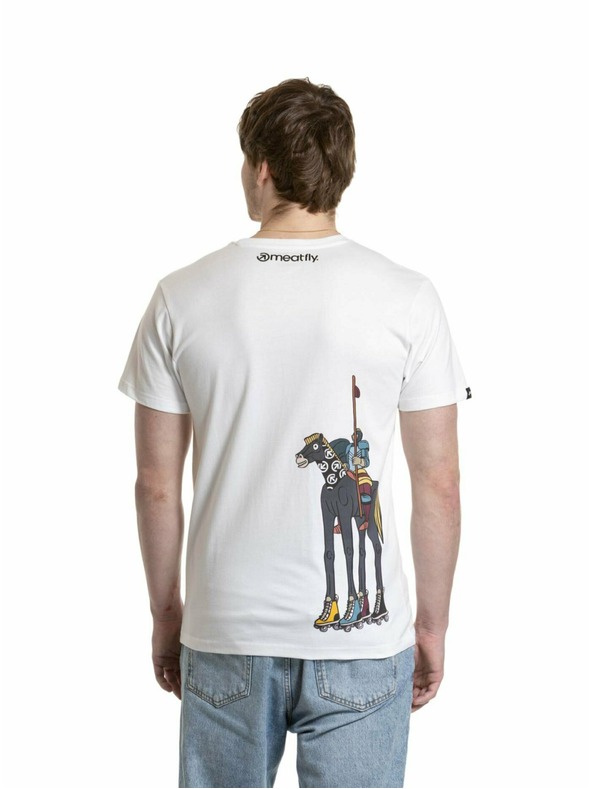 Meatfly Meatfly мъжка тениска Horse White