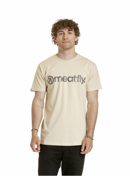 Meatfly Meatfly мъжка тениска MF Logo Sand | Пясъчна