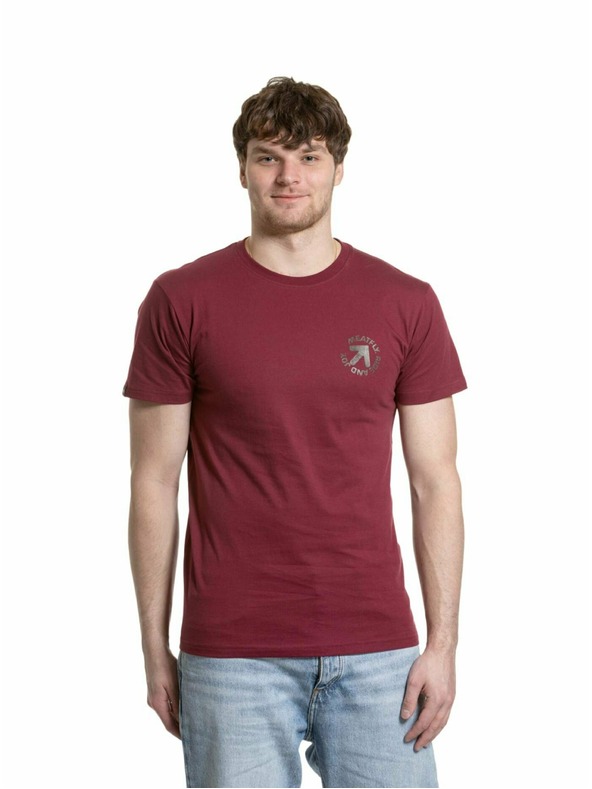 Meatfly Meatfly мъжка тениска Arrow Dark Wine | Червена