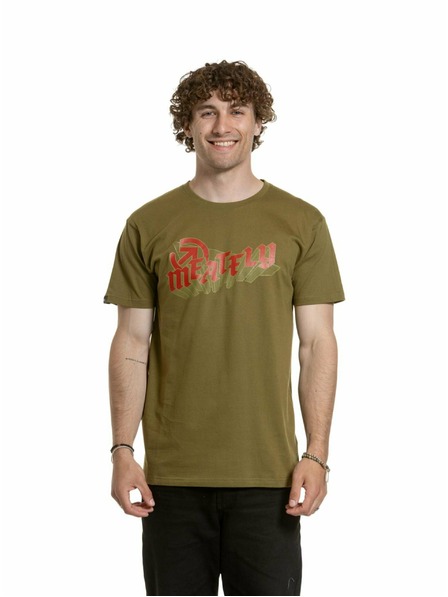 Meatfly Meatfly мъжка тениска Matal Khaki Green